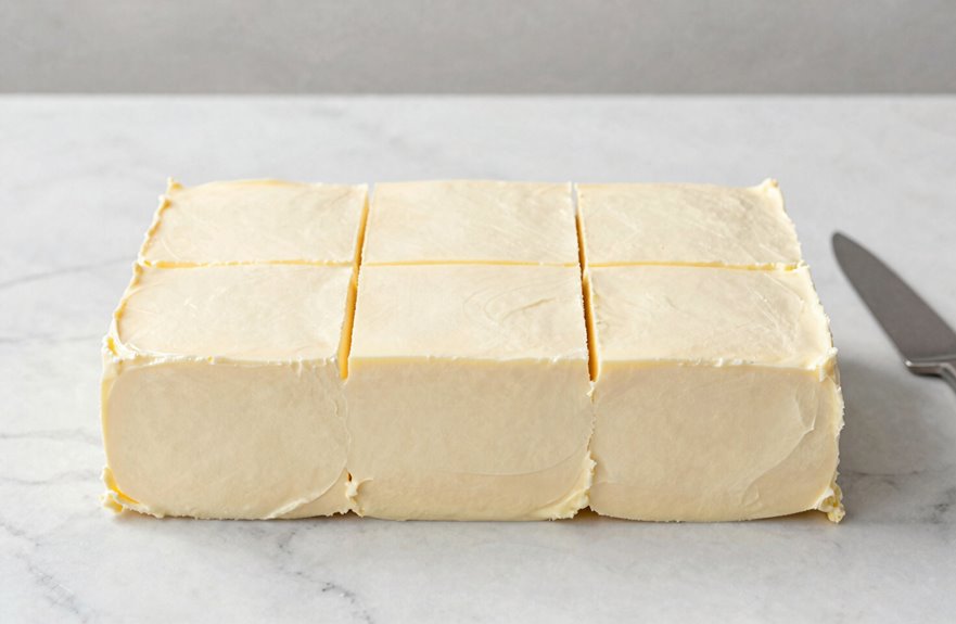 How Many Pieces Are in a Half Sheet Cake? 9 score heat cut cleanly
