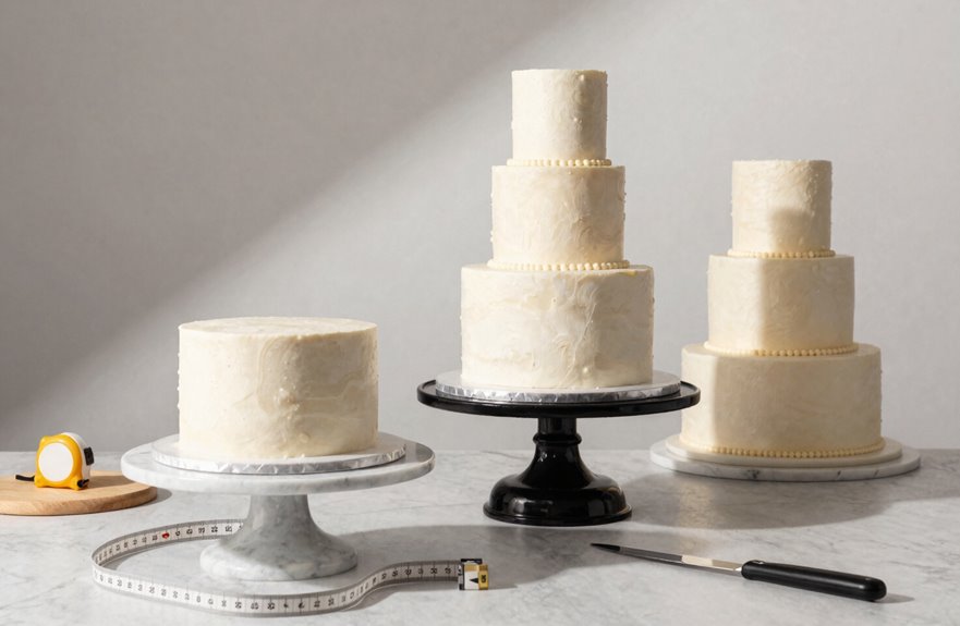 How to Choose the Right Cake Size That Feeds 40 People 6 single tier multi layer versus tiered