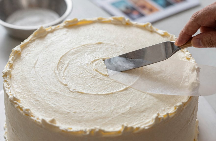 smooth tacky buttercream base for edible image