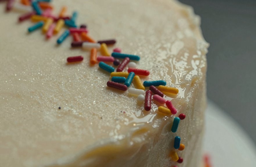 5 Ways to Stick Sprinkles to Cake Sides 6 tacky frosting helps sprinkles stick