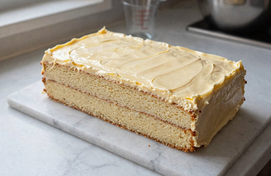 two mixes tall bakery layers