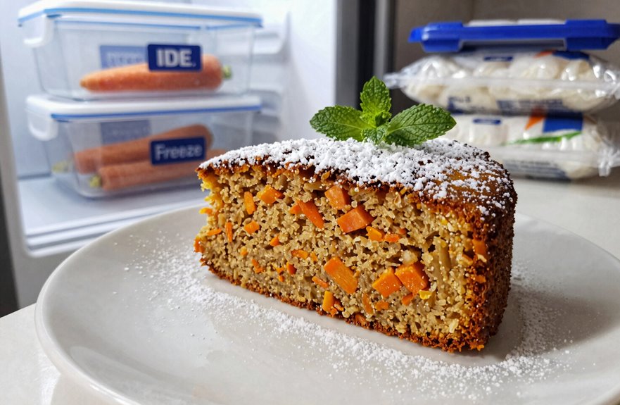 Is Carrot Cake Healthier? 9 unfrosted room temp 3 days freeze 3 months